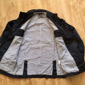 Classic Men's Black Water Resistant, Lined Sailing Jacket. SAINT JAMES